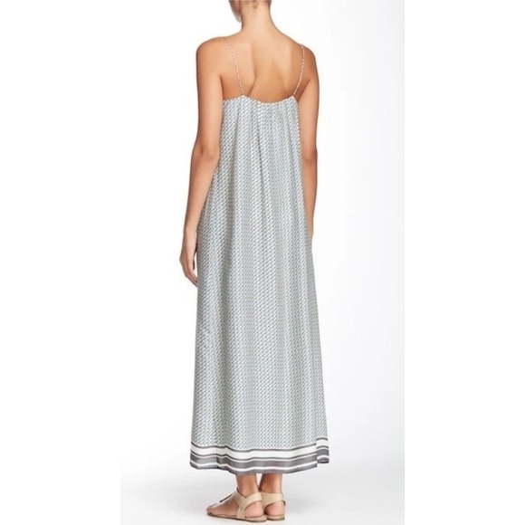 Vince Silk Long Dress Multicolor Size Small - Picture 2 of 4